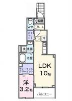 ピースフルⅢの間取り