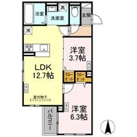 セレスティア扇Vの間取り