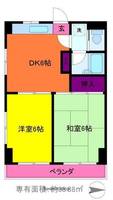 東京都三鷹市下連雀3丁目の賃貸マンションの間取り