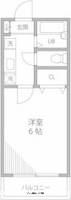 東京都三鷹市北野2丁目の賃貸アパートの間取り