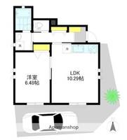 東京都練馬区関町東1丁目の賃貸アパートの間取り