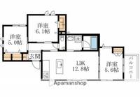 東京都杉並区永福2丁目の賃貸マンションの間取り