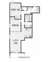 東京都杉並区本天沼3丁目の賃貸マンションの間取り