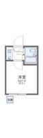 レオパレス南台第3の間取り