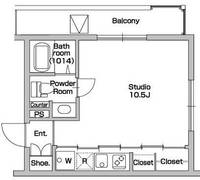 フェルトバーンハウス新江古田の間取り