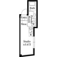 ファーヴァル代々木上原0303の間取り