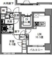 SーRESIDENCE新御徒町EASTの間取り