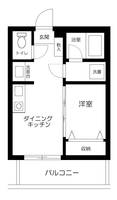 東京都江戸川区松島3丁目の賃貸アパートの間取り