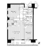 PRIME URBAN 東中野 COURTの間取り