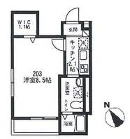 RESIDENZA AL PICCO レジデンツァアルピッコ203号室の間取り