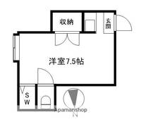 北野方荘B-12の間取り