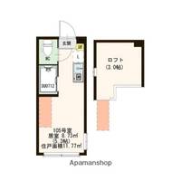 カレッジヒルズ小竹向原105号室の間取り