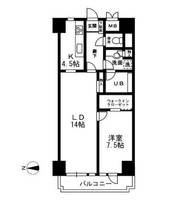 レジディア目白の間取り