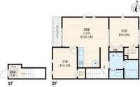 YOUR MAISON よつばのクローバー202号室の間取り