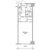 ラクラス麻布十番0505の間取り