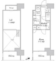 カナルフロント芝浦の間取り