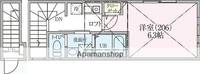 PLUSTSHIMOMARUKO206-1の間取り