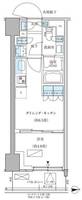 パークアクシス品川天王洲アイルの間取り