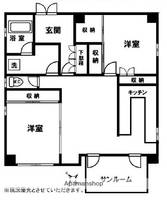 東京都大田区雪谷大塚町(一戸建)の賃貸物件戸建ての間取り