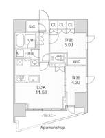 シーズンフラッツ大井町の間取り