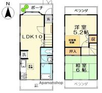 東京都大田区池上5丁目(一戸建)の賃貸物件戸建ての間取り