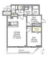 CREAL PREMIER西馬込の間取り
