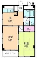 東京都北区浮間4丁目の賃貸マンションの間取り