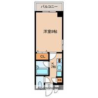 東京都文京区白山2丁目の賃貸マンションの間取り