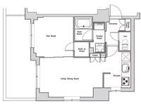 東京都文京区水道2丁目の賃貸マンションの間取り
