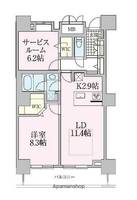 東京都荒川区南千住4丁目の賃貸マンションの間取り