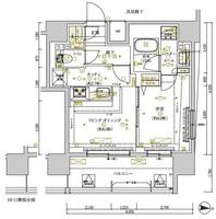 東京都墨田区緑1丁目の賃貸マンションの間取り