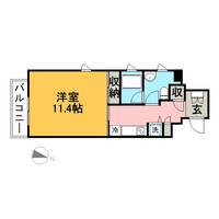 東京都江東区亀戸6丁目の賃貸マンションの間取り