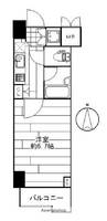 東京都墨田区千歳3丁目の賃貸マンションの間取り