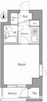 東京都江東区亀戸3丁目の賃貸マンションの間取り