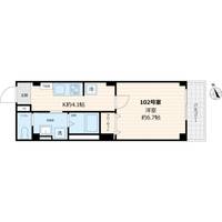 プラザN.J.A102号室の間取り