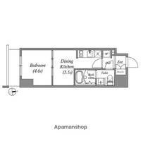 東京都台東区浅草橋2丁目の賃貸マンションの間取り