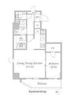 GRAN PASEO両国Ⅱ201の間取り