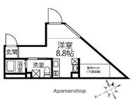 東京都江東区永代2丁目の賃貸マンションの間取り