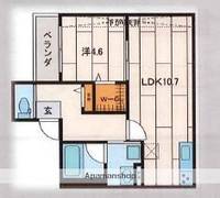 東京都江戸川区西一之江4丁目の賃貸アパートの間取り