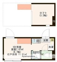 ハーモニーテラス赤羽志茂Ⅱの間取り