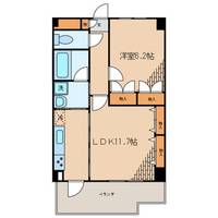 東京都調布市下石原2丁目の賃貸マンションの間取り