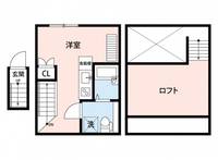 東京都杉並区高井戸東3丁目の賃貸アパートの間取り