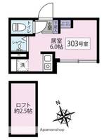 東京都世田谷区世田谷4丁目の賃貸アパートの間取り