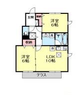 コモレビ大蔵 Bの間取り