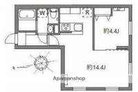 東京都中野区中央1丁目の賃貸マンションの間取り