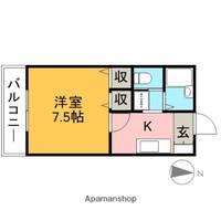 東京都中野区鷺宮5丁目の賃貸アパートの間取り