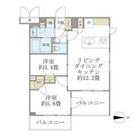LA PERLA NAKANOの間取り