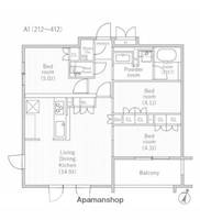 物件の間取り画像