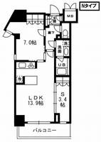 レジディア杉並方南町の間取り