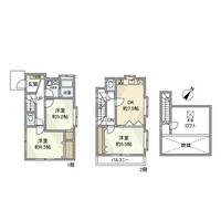 東京都練馬区石神井台8丁目(一戸建)の賃貸物件戸建ての間取り